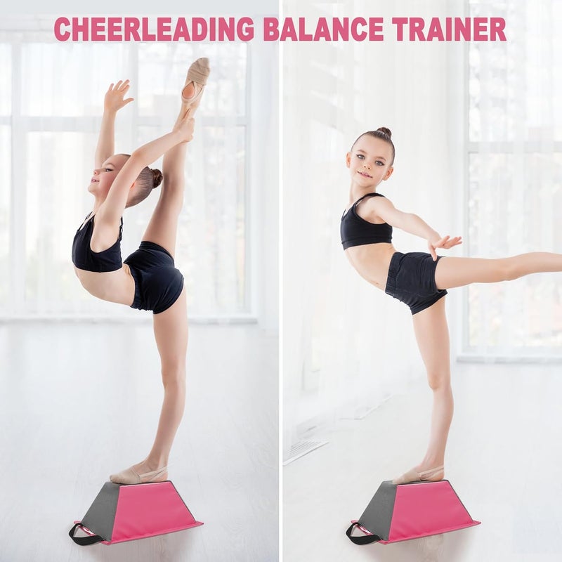 FINME Cheer Flyer Stand Stunt Stand, PU Non-Slip Flyer Stand Cheer for Promotion and Development of Flexibility, Core Strength and Conditioning in Children and Adults - Image 2